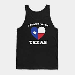 i stand with texas Tank Top